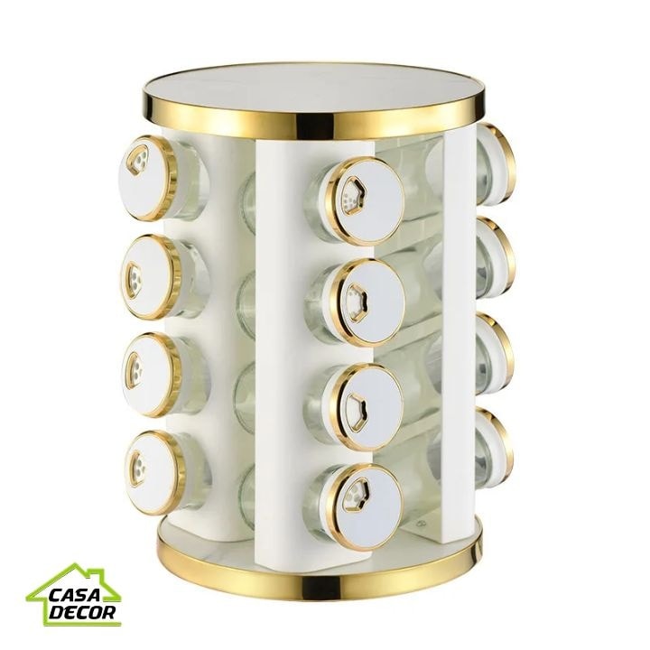 Porte d'épices 16 boites rotatif 