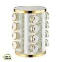 Porte d'épices 16 boites rotatif 