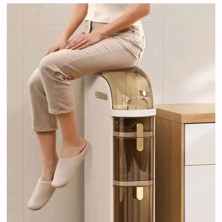 Armoire de rangement en PVC à plusieurs niveaux