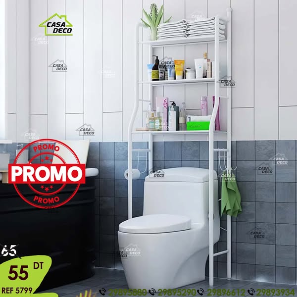 Support Toilette en acier inoxydable 