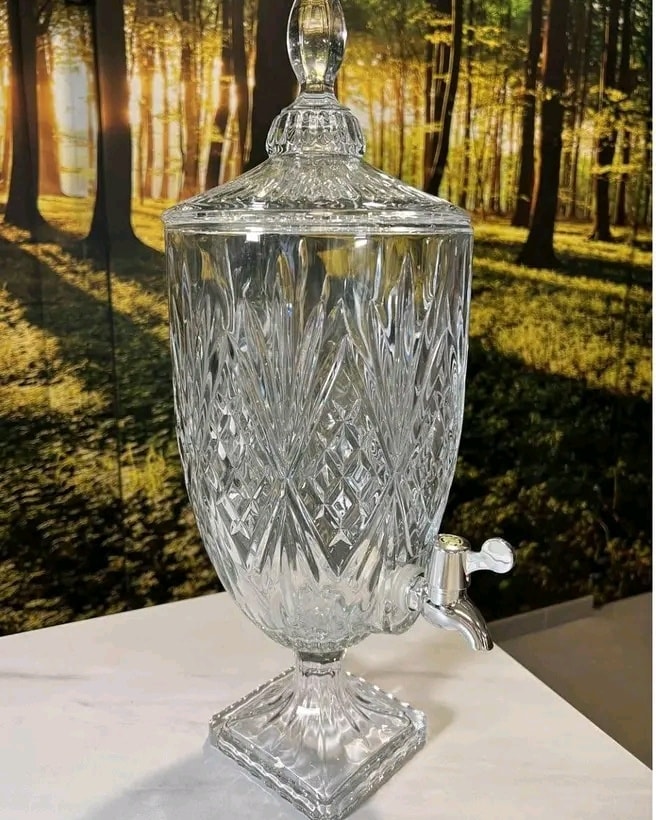 Distributeur De Boissons Avec Robinet 4L en Verre