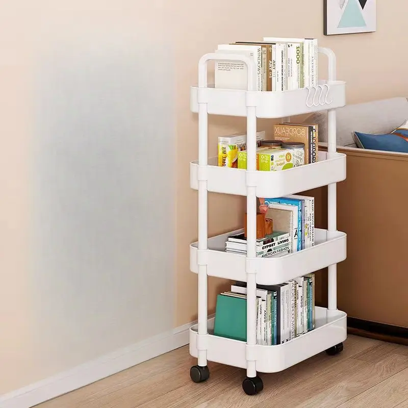 Chariot de Rangement Roulant 4Niveaux