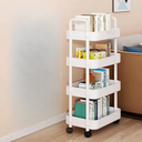 Chariot de Rangement Roulant 4Niveaux